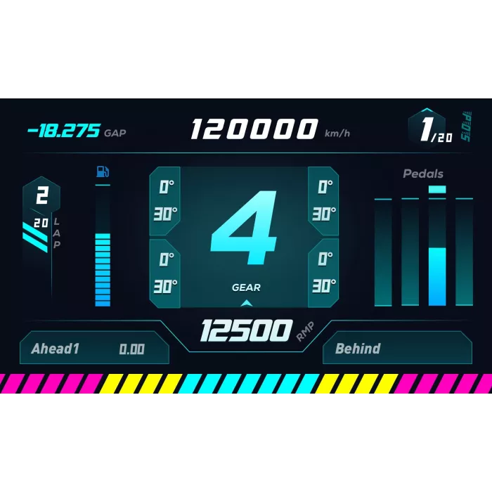 MOZA Racing RS16 CM HD Digital Dash - Ultimate Racing HUD