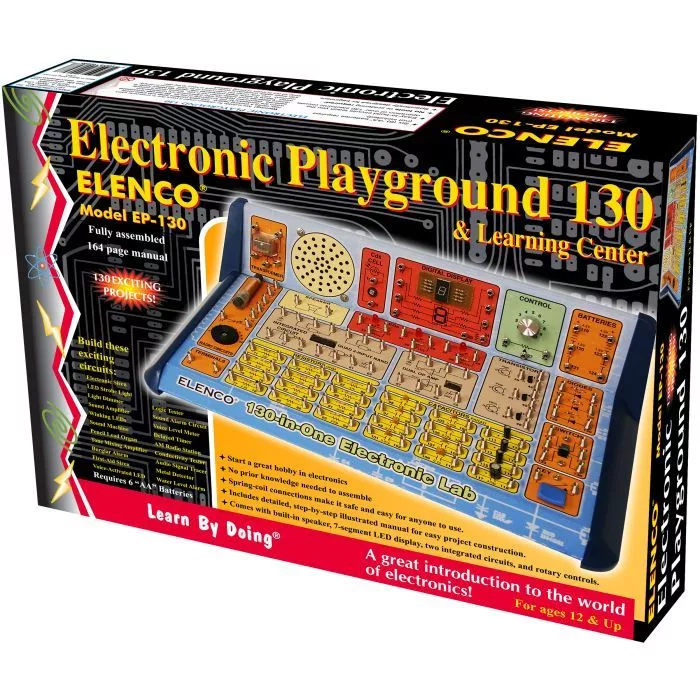 Elenco EP130 130-in-1 Electronic Playground - STEM Fun | GigaParts.com