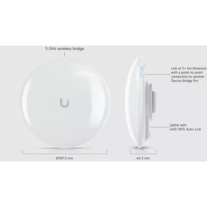 Ubiquiti UniFi Device Bridge Pro US PoE Adapter