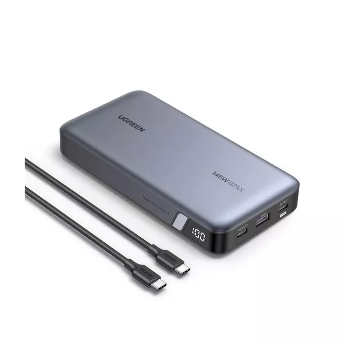 (美品)UGREEN セット 145W高出力 25000mAh UGREEN 25000mAh PD 145W Power Bank - Fast Charging & Portable