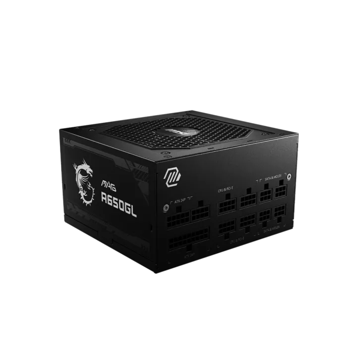 MSI MAG A650GLS PCIE5 Power Supply - Thumbnail 3