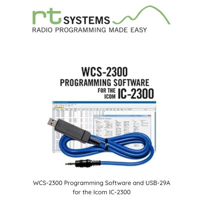 RT Systems WCS-2300 Programming Software - WCS2300-USB