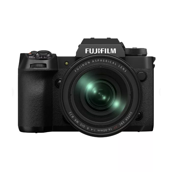 デジタルカメラ FUJIFILM X-H2 XF16-80mm F4 R OIS WR Fujifilm X-H2 Mirrorless Camera & XF 16-80mm Lens Kit - Black