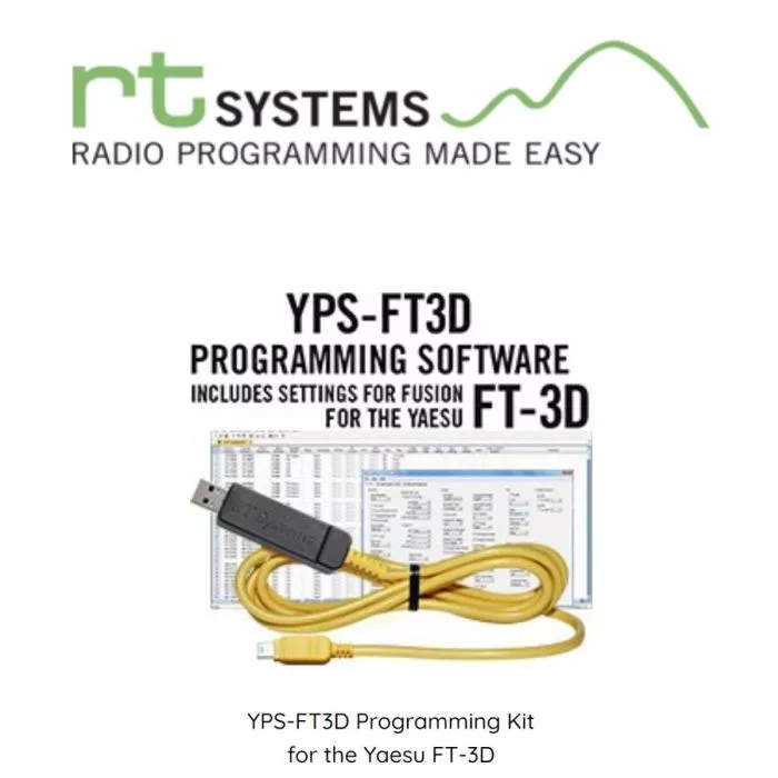 YPS-FT3D-USB Programming software and USB-68 cable for the Yaesu