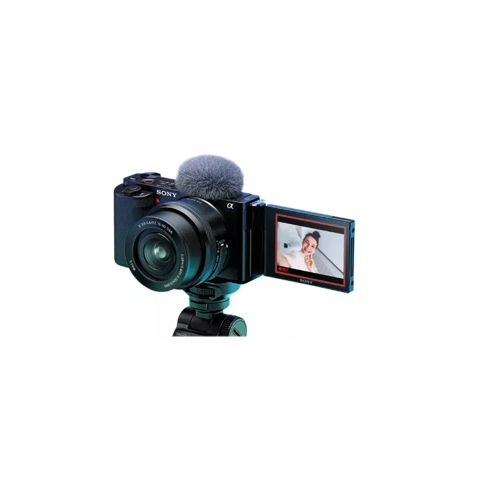 SONY ZV-E10 E PZ 16-50mm ケージ付き Sony ZV-E10 Mirrorless Camera with 16-50mm Lens - Black