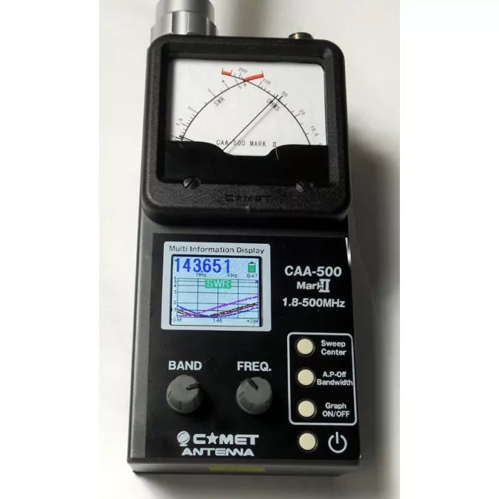 CAA-500 Mk2 1.8-500MHz アンテナアナライザー COMET（コメット） CAA-500 MarkII（CAA-500 Mark2/CAA-500 MK2