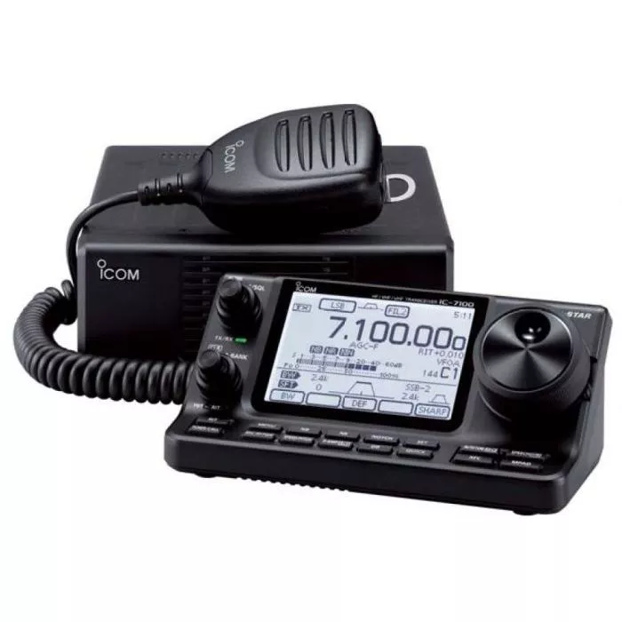 ICOM　HF オールモード　IC-710　専用電源付 現完動　100ｗ Refurbished Icom IC-7100 Mobile Radio, HF/6m/2m/70cm, 100W S/N