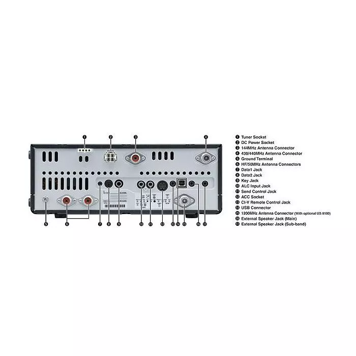 Icom IC-9100, IC-9100H Transceiver, ICOM 9100 | GigaParts.com