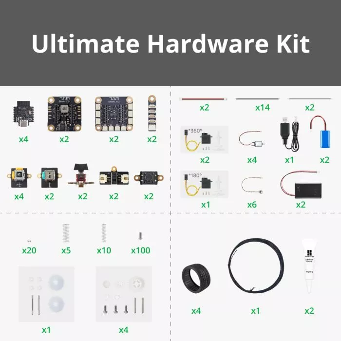 CyberBrick Ultimate Hardware Kit - Smart STEM Toy by Bambu Lab CyberBrick Ultimate Hardware Kit - Smart STEM Toy by Bambu Lab
