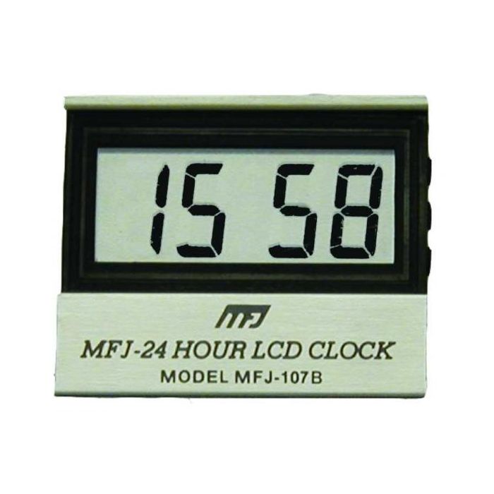 MFJ LCD 24 Hour Clock - MFJ-107B MFJ LCD 24 Hour Clock - MFJ-107B