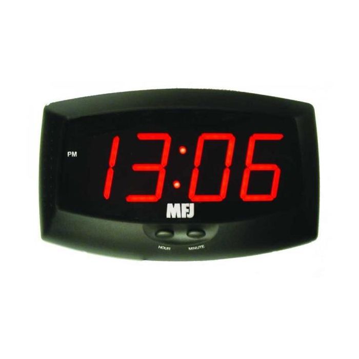 MFJ-117 Super Bright 2.5 Inch LED 12/24 Hour Clock MFJ-117 Super Bright 2.5 Inch LED 12/24 Hour Clock