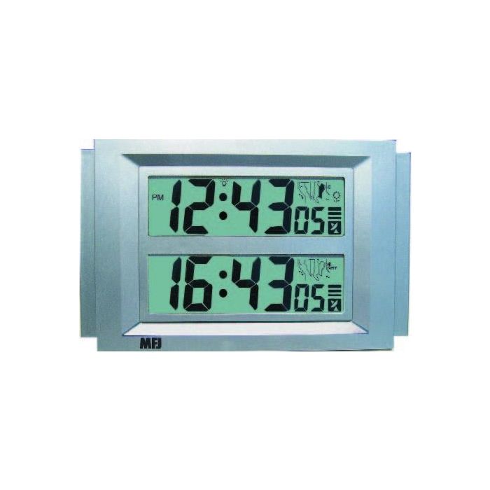 MFJ-121B Atomic Dual Time Zone Clock MFJ-121B Atomic Dual Time Zone Clock