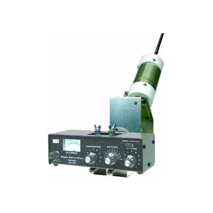 MFJ-1625 - Window/Balcony Ant, W/Tuner, 80-6M 200W MFJ-1625 - Window/Balcony Ant, W/Tuner, 80-6M 200W