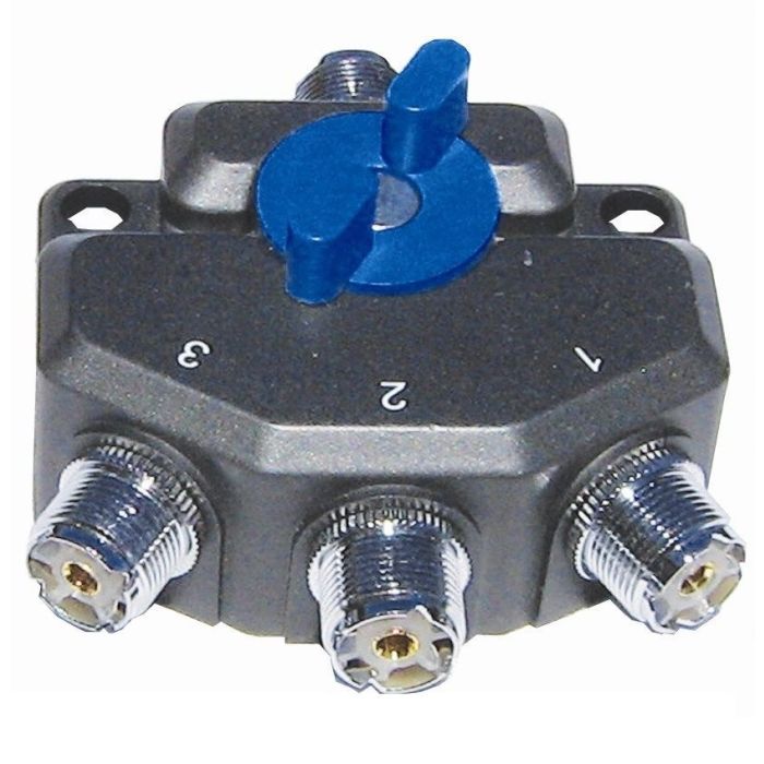 MFJ-2703 Three Position Antenna Switch 800 MHz - 1500 Watts SO-239 Connectors MFJ-2703 Three Position Antenna Switch 800 MHz - 1500 Watts SO-239 Connectors