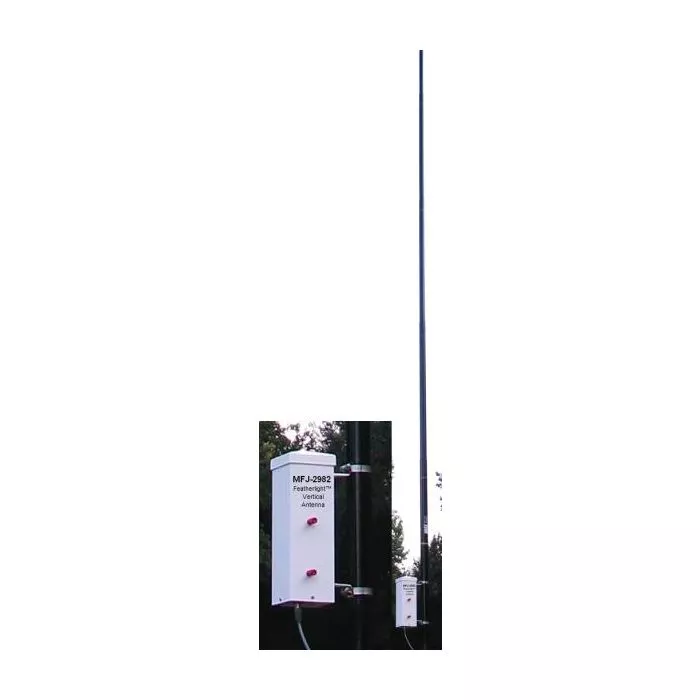 MFJ-2982 Vertical Antenna - 80-6M, 31', 600W Power | GigaParts.com