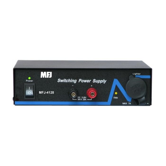MFJ Switching power supply 13.8VDC 28amp 110/220VA - MFJ-4128 MFJ Switching power supply 13.8VDC 28amp 110/220VA - MFJ-4128