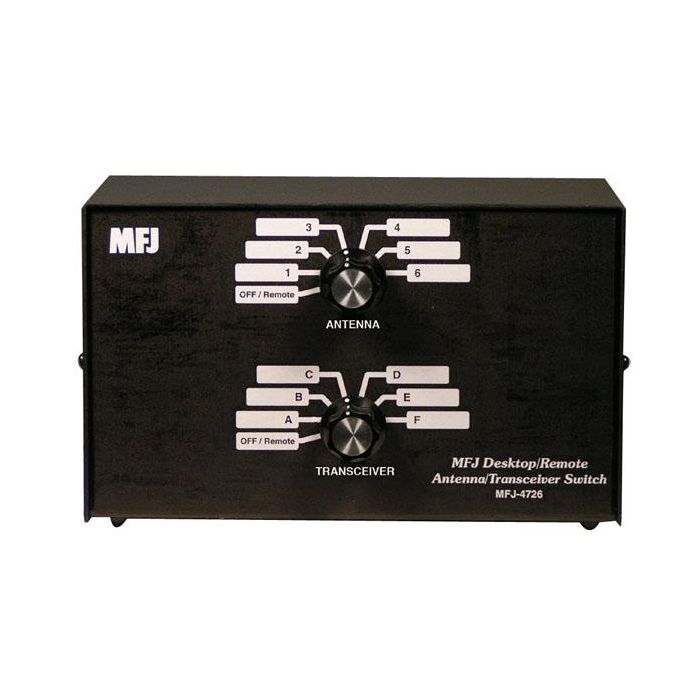MFJ-4726 Remote Antenna Switch 6-pos 18-150MHz MFJ-4726 Remote Antenna Switch 6-pos 18-150MHz