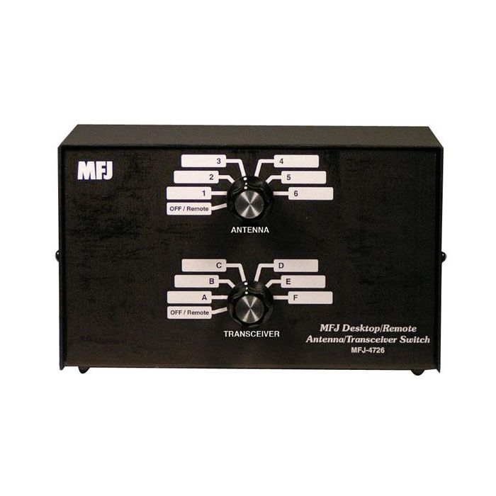 MFJ-4726 Remote Antenna Switch 6-pos 18-150MHz