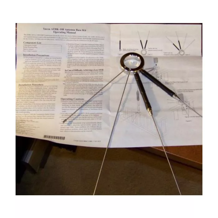 Yaesu ATBK-100 Balcony Mount Counterpoise Kit for Antennas
