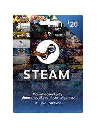 Steam 20 Dollar Gift Card