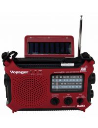 Kaito KA500 5-Way Powered AM/FM/NOAA Weather Radio (Red)