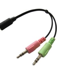 AVID Education TRRS Single to Dual Adapter - 5ADP-TRRSSN-GLDUAL
