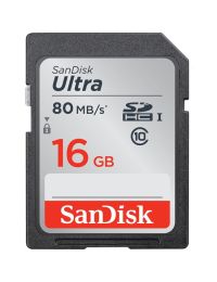SanDisk Ultra 16 GB Class 10/UHS-I SDHC SD Card - SDSDUNB-016G-GN3IN
