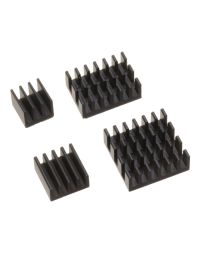 Raspberry Pi 4 Heat Sink Kit (4pcs) Black