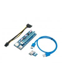 Rosewill PCI-e 1x to PCI-e x16 Slot Transfer Card RCRC-17001