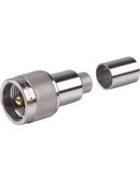 Times Microwave Crimp On UHF Adapter for LMR-400