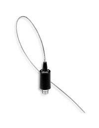Larsen 2M 5/8 Wave Ant Super Flex Whip. Black Base/Stainless Steel Whip - PHW150C