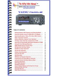 Nifty Accessories Yaesu FT-DX101D & MP Mini-Manual