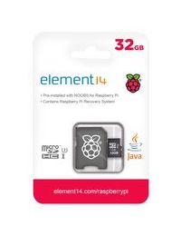 element14 32GB MicroSDHC Card Pre-Loaded NOOBs OS 13AC9477