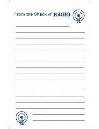 Customized 5.5"x8.5" Stationery Notepad