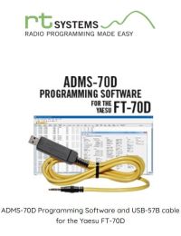 RT Systems Yaesu FT-70D Programming Software w/USB-57B cable
