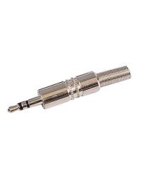 3.5mm Male Nickel Plated Stereo Jack