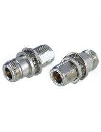 N Female to N Female Bulkhead Adapter, 1.75 inch, DGN