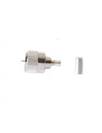 UHF Male (PL-259) Connector for RG-58, Crimp On, TSS