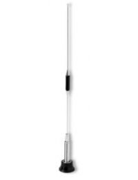 Larsen NMO70SH 144-148/440-450MHz 19" antenna, Short, Chrome, NMO - NMO2/70SH