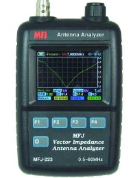 MFJ Color Graphic VNA Antenna Analyzer, 1-60 Mhz - MFJ-223