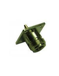 MFJ-7723 N-Female 4-hole Chassis Mount Teflon Insulation