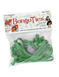 All Green BongoTies (10-pack)
