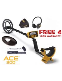 GARRETT ACE 300 Detector With Free GP Pointer And 4 Year Warranty