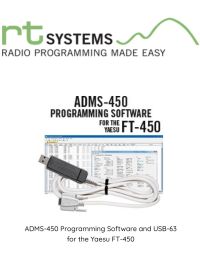 RT Systems ADMS-450 Programming Software and USB-63 for the Yaesu FT-450