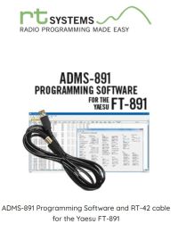 ADMS-891 Programming Software and RT-42 cable for the Yaesu FT-891