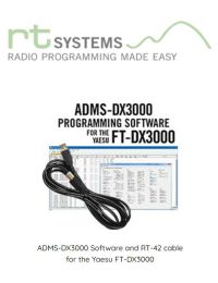 RT Systems Programming software Yaesu FT-DX3000 With RT-42 Cable - ADMS-DX3000-RT