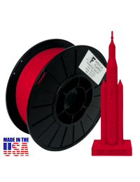 American Filament PLA 1.75mm, 1kg Spool, American Red