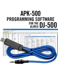 APK-500 Programming Software w/ USB-29A cable Alinco DJ-500