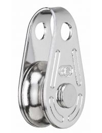 Mastrant APUS05D Pulley, Stainless, Brass, Nickel for up to 5mm rope