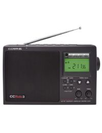 CCRadio 3 AM/FM with Bluetooth, NOAA Weather, 2-Meter Ham Band - Portable Radio (Black Mica)